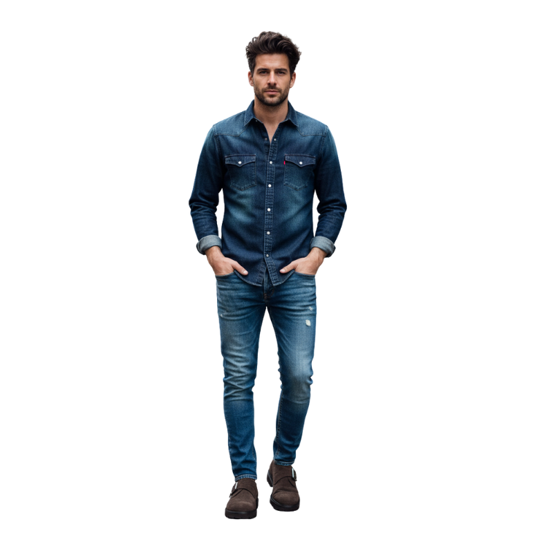 Men's suede single Monk Strap Buckle Shoes