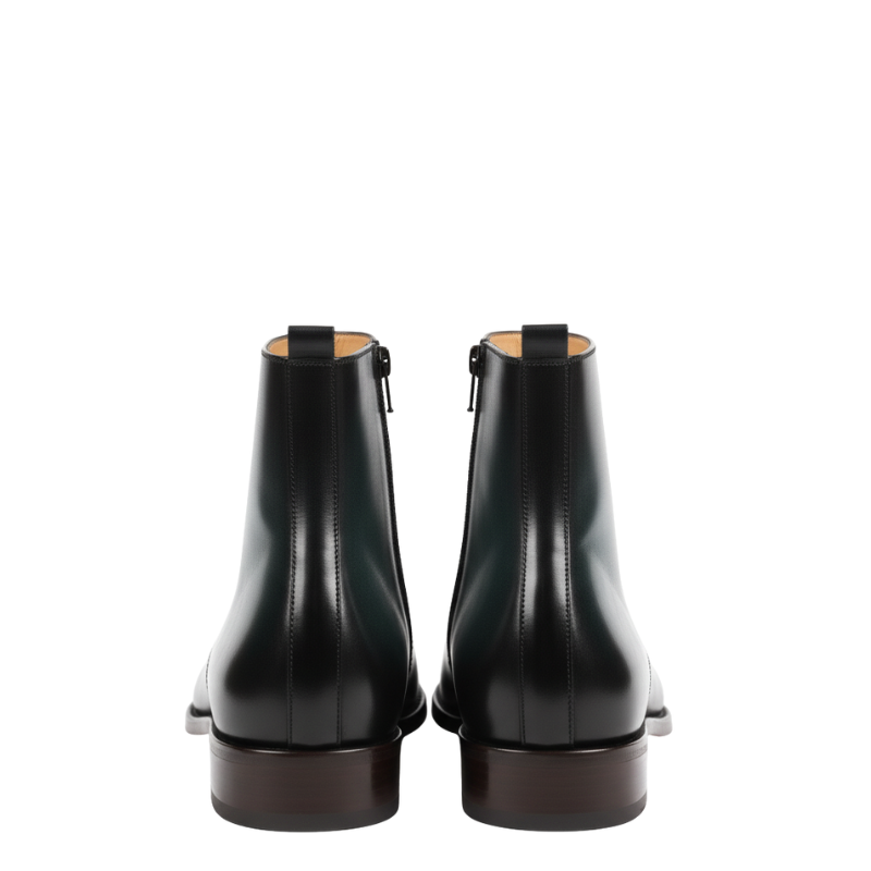 Emerald Luxe Ankle Chelsea Boots