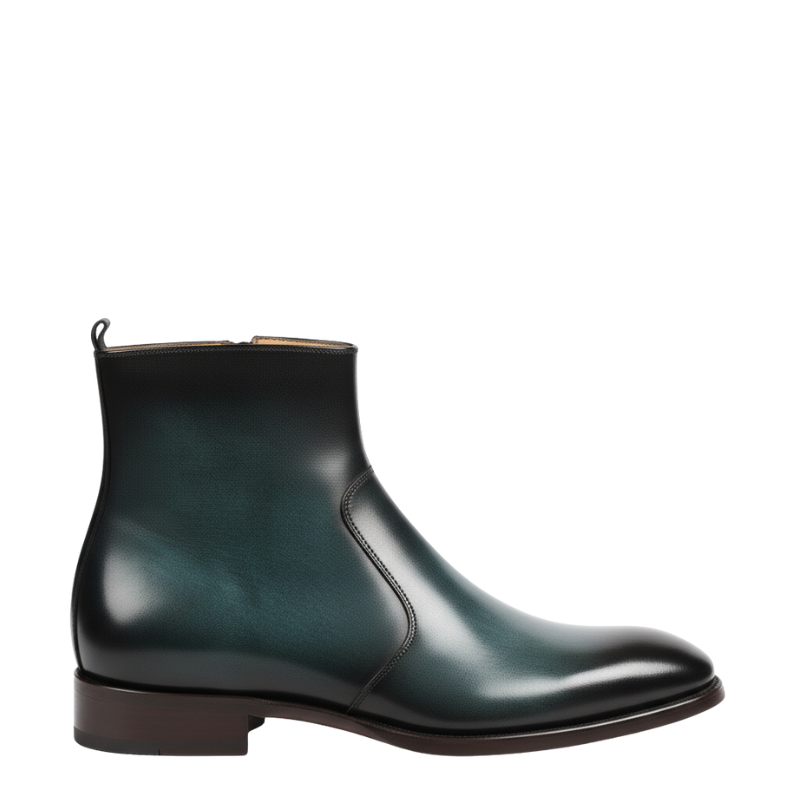 Emerald Luxe Ankle Chelsea Boots