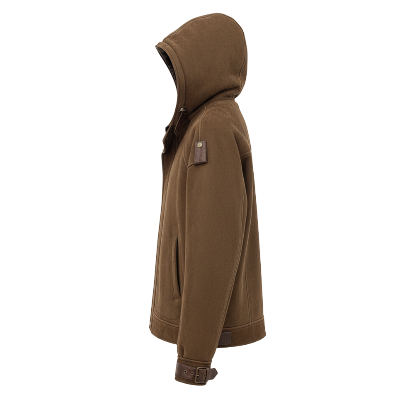 Rugged Hood Patch Guard Winter Jacket