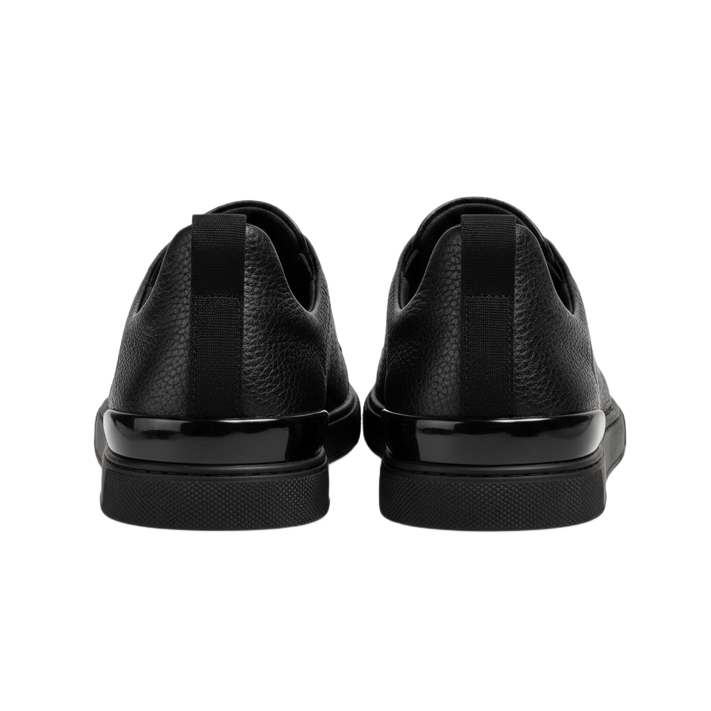 Triple Stitch Leather Pebble Luxe Sneaker