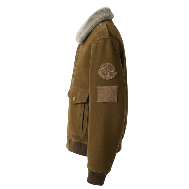 Air Fleet Shear Bomber Patch Jacket