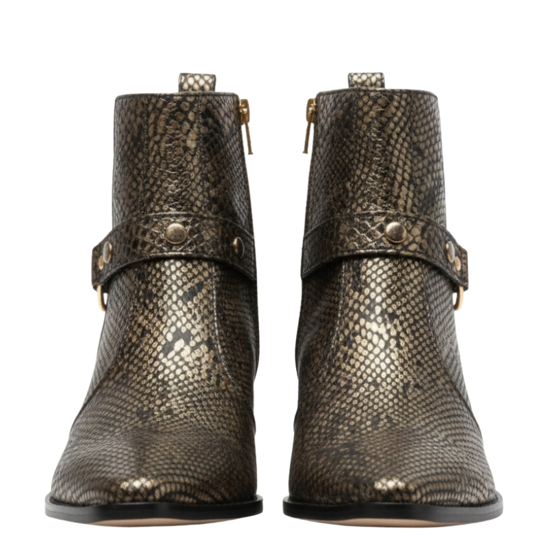 Bronzo Veleno Grace Python Boot