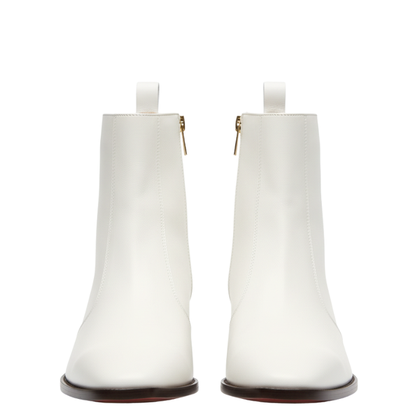 Classic Minimalist Leather Ankle Boots