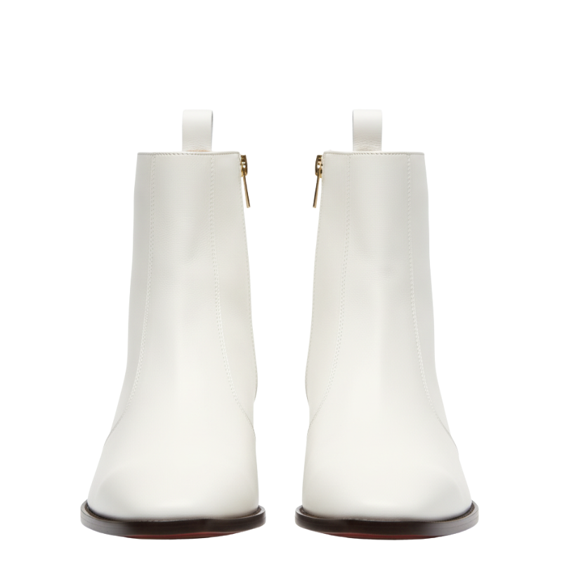 Classic Minimalist Leather Ankle Boots