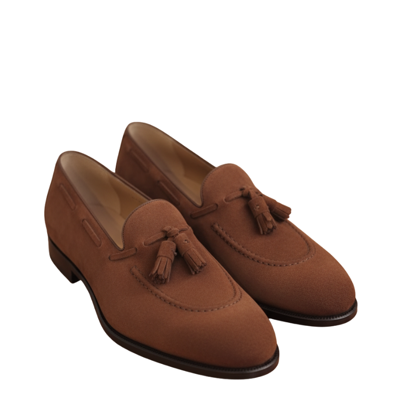 Soft Step Luxe Suede Tassel Loafer