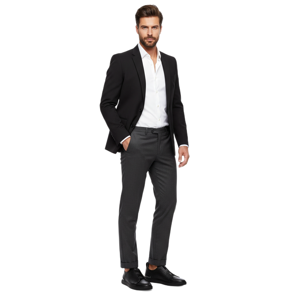 Triple Stitch Leather Pebble Luxe Sneaker