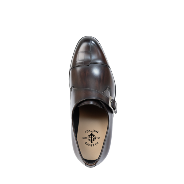Luxury Patina Monk Strap Shoes