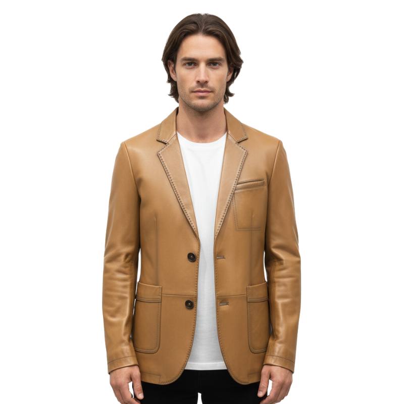 Classic Royale Leather Blazer