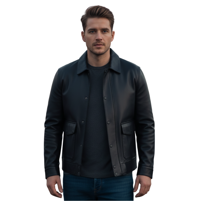 Men’s Midnight Prime Luxe Leather Jacket