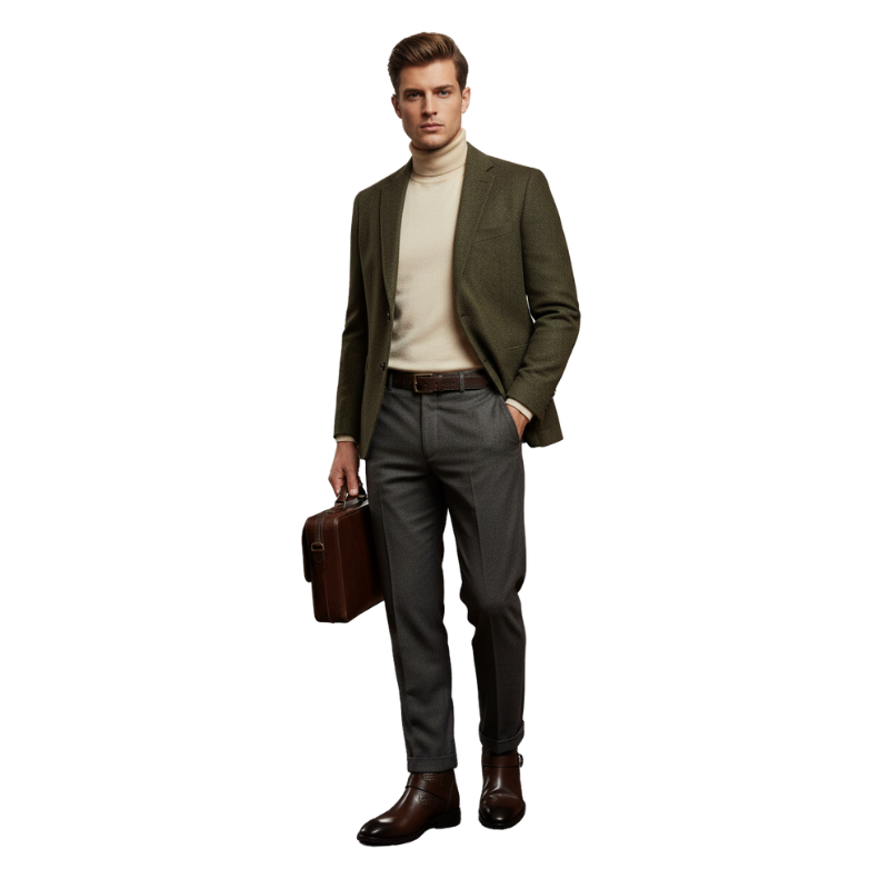 Italian Croco Buckle Ankle Boots