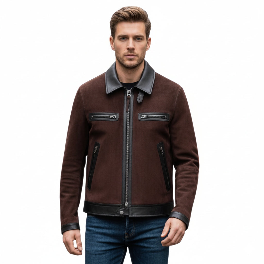 Luxe Moto-Leather Jacket