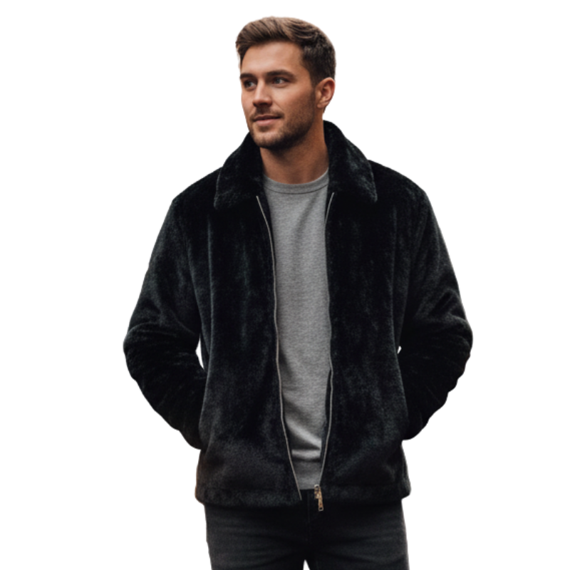 Men s Shadow Luxe Furr Zip Jacket