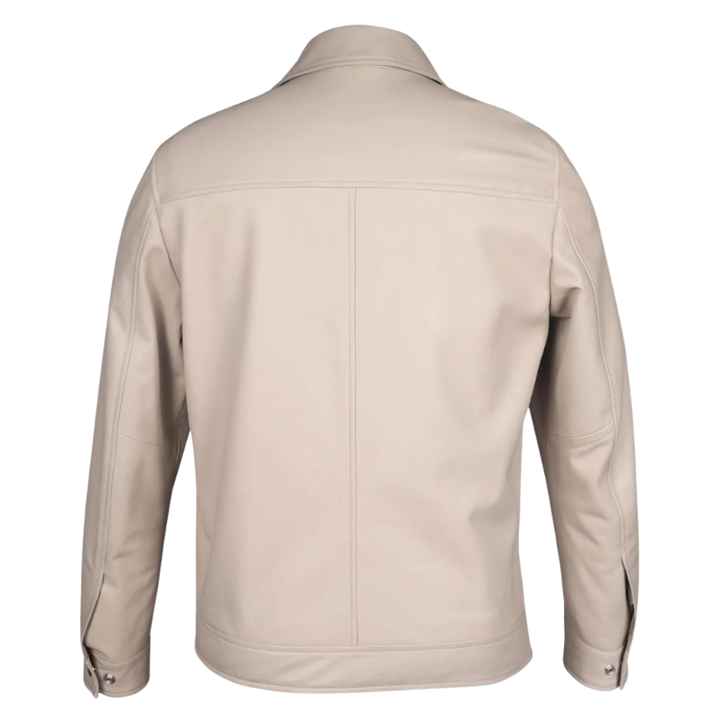 Men's Urban Minimalist Leather Jacket