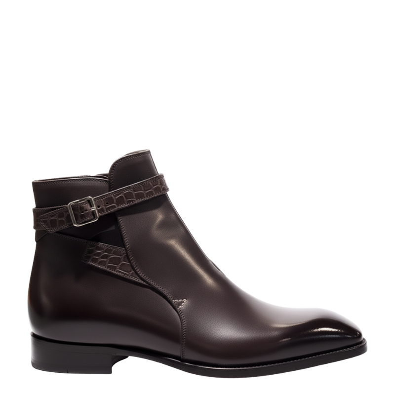 Regal Croc-Buckle Jodhpur Boots