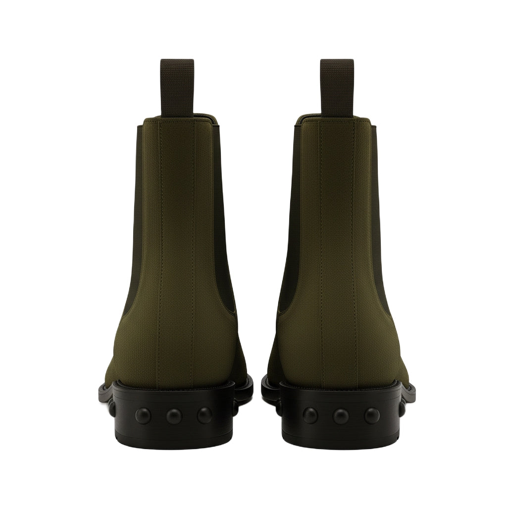 Coal Suede Leather Chelsea Boots