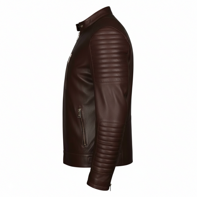 Men's Rider Quilted Leather Jacket