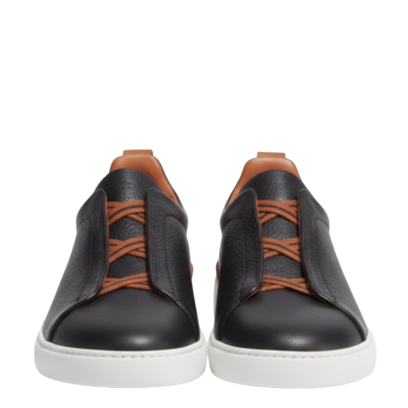 Regal Nero Luxe Slip-On Sneakers