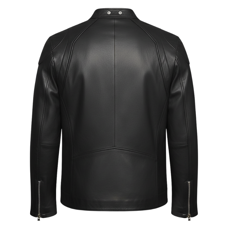 Midnight Strike Moto Leather Jacket