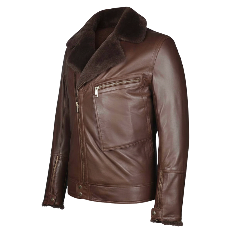 Men’s Frost Aviator Leather Jacket
