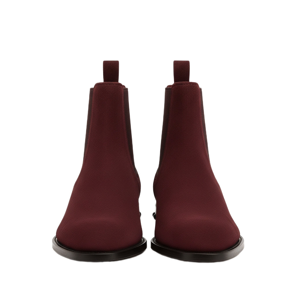 Coal Suede Leather Chelsea Boots