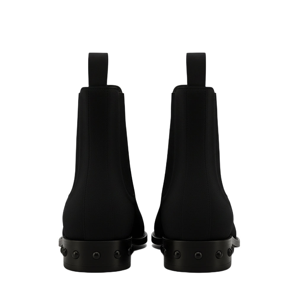 Coal Suede Leather Chelsea Boots