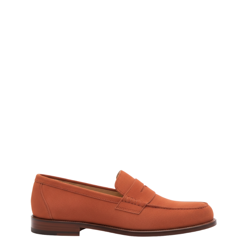 Tuscan Suede Penny Loafers