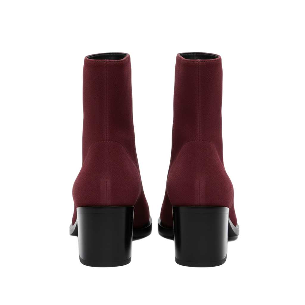 Punk Seude Golden Toe Boots