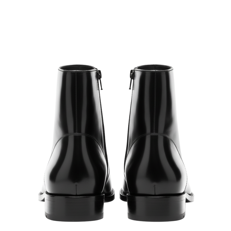 Midnight Monarch Gloss Ankle Boots