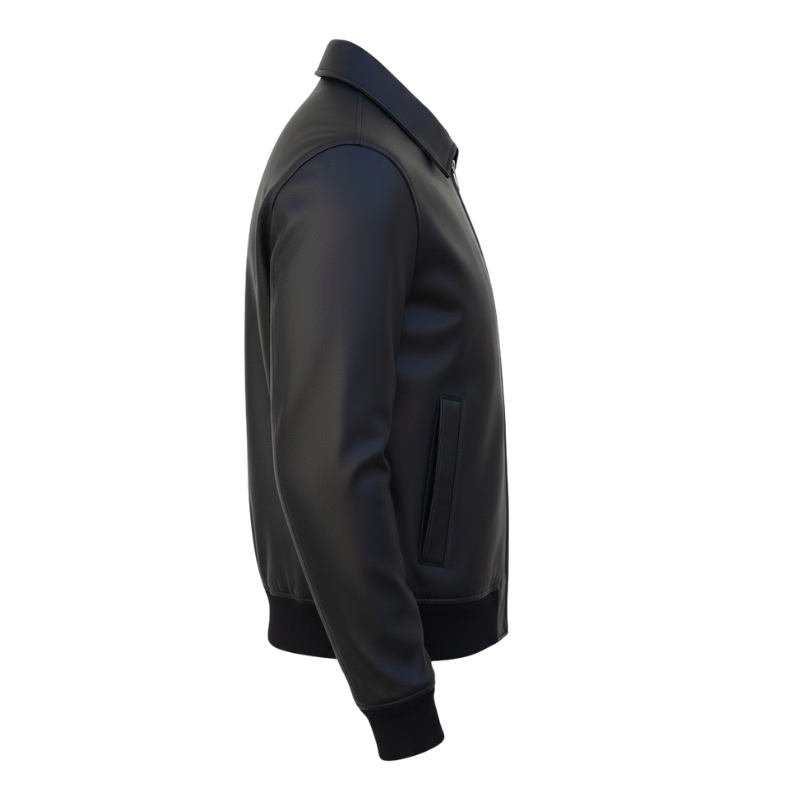 Luxury Shadowcraft Zipper Bomber Jacket