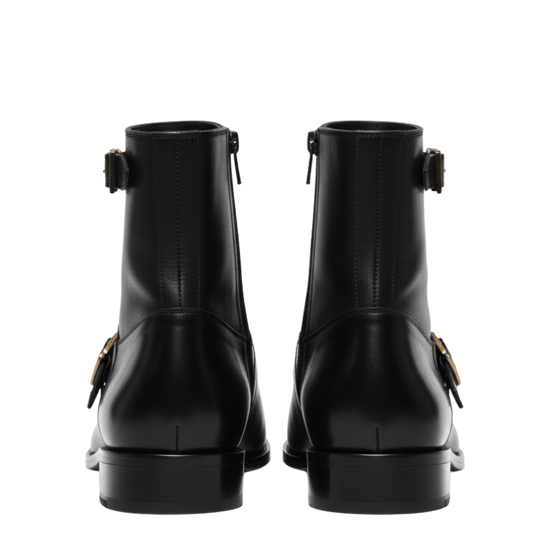 Royal Knight Buckle Boots