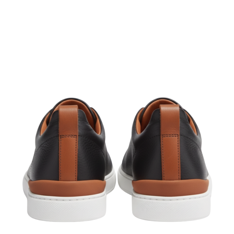 Regal Nero Luxe Slip-On Sneakers