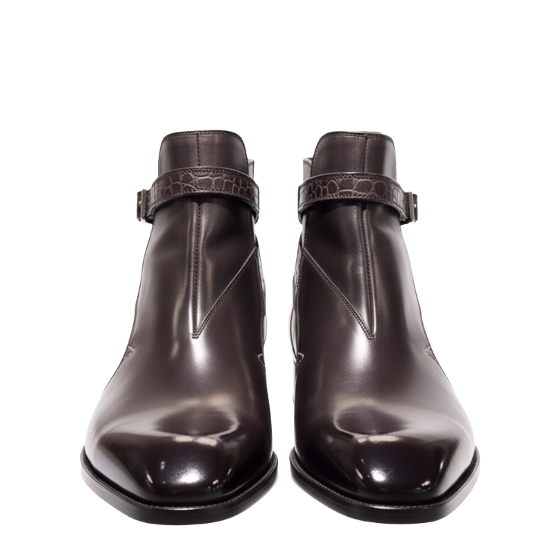 Regal Croc-Buckle Jodhpur Boots