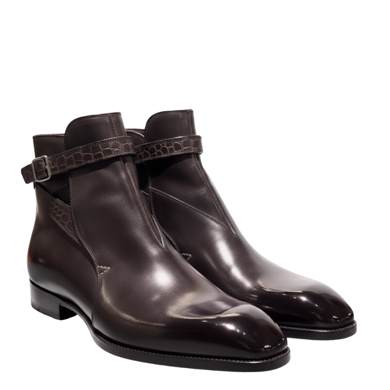 Regal Croc-Buckle Jodhpur Boots