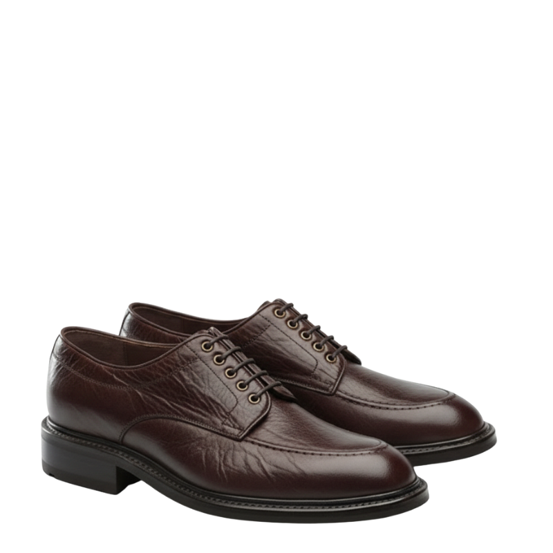 Lavonne Trujillo Leather Lace-Up Oxford Shoes