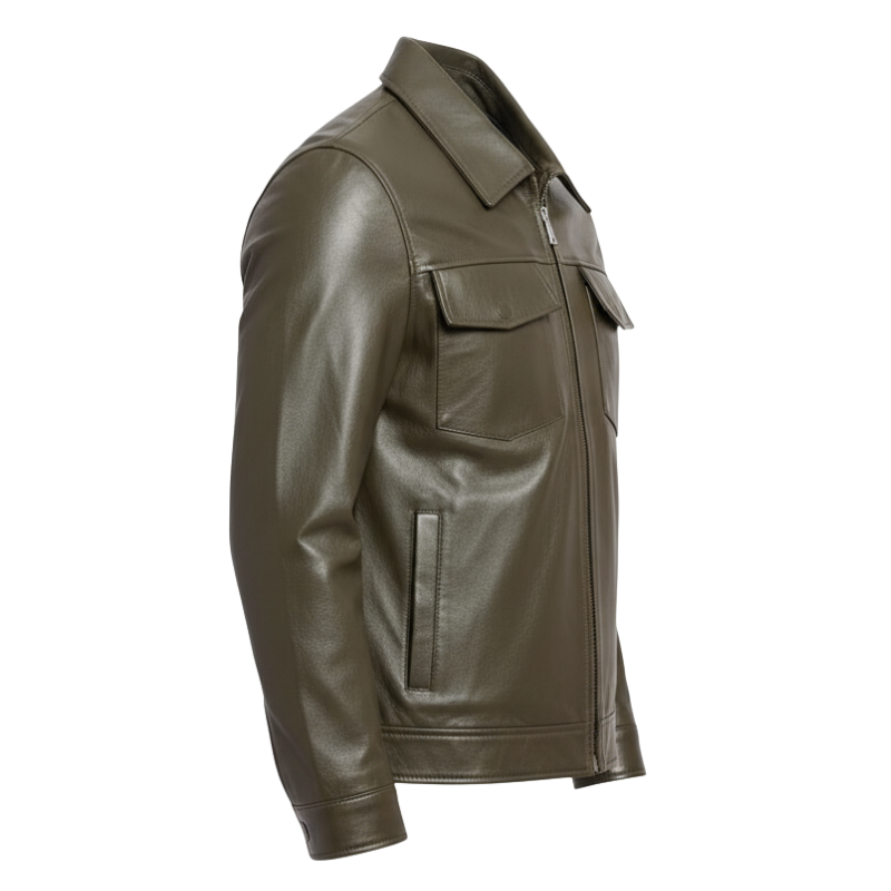 Italian Monarch Luxe Leather Jacket