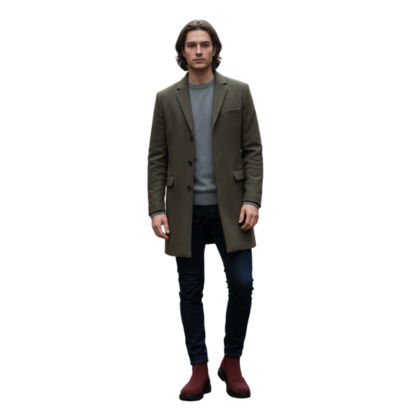 Ravaro Suede Bordeaux Chelsea