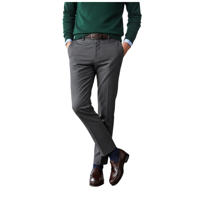 Burgundy Penny Men's Loafers