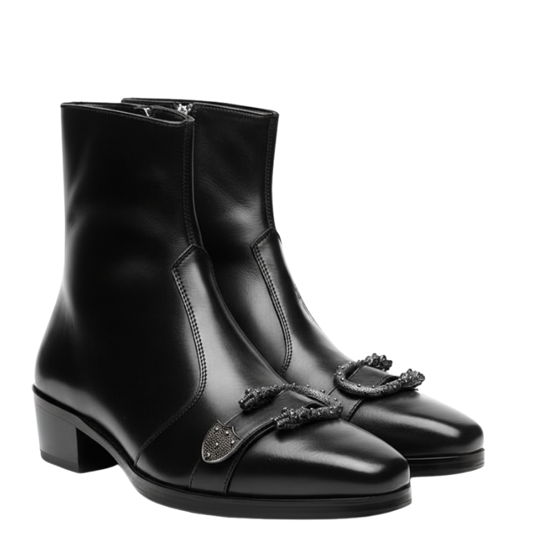 Royal Classic Buckled Dress Boots