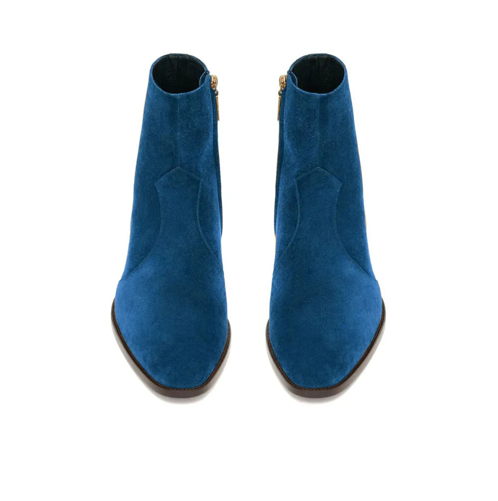 Blue Suede Ludhovic Boots