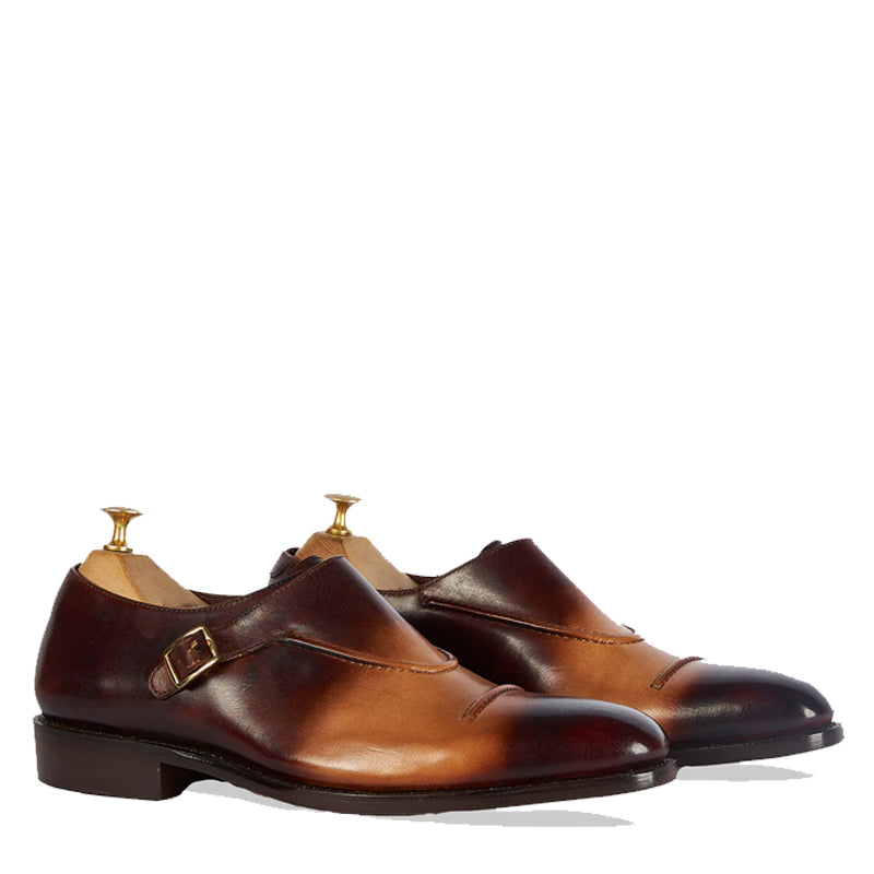 DOUBLE MONK CAMEL BROWN