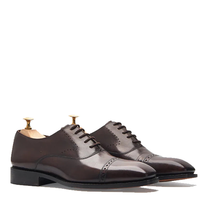 Leather Lace Up Oxford Shoes for Men