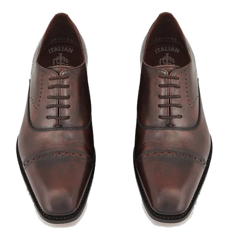 Leather Lace Up Oxford Shoes for Men