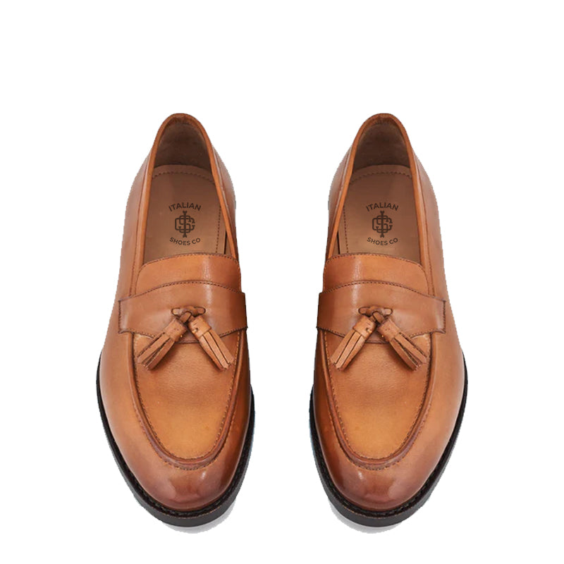 Beatrice Brown Tassel Loafers
