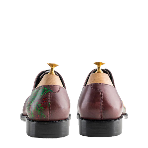 Deer Plum Wholecut Oxfords Shoes