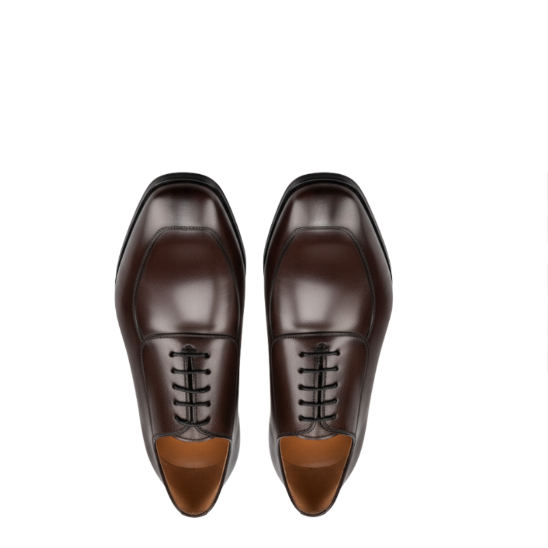 Men's Leather Oxford Lace-up Shoes