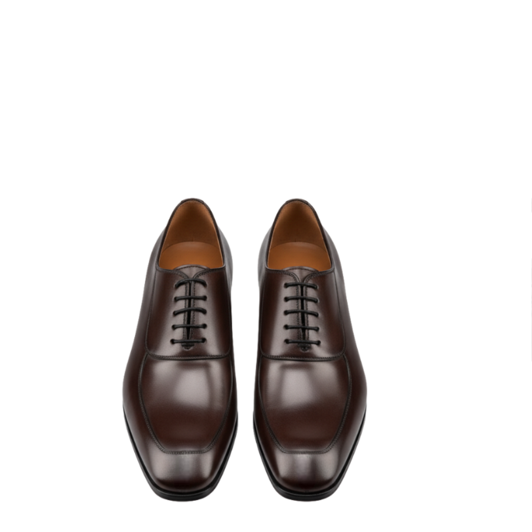 Men's Leather Oxford Lace-up Shoes
