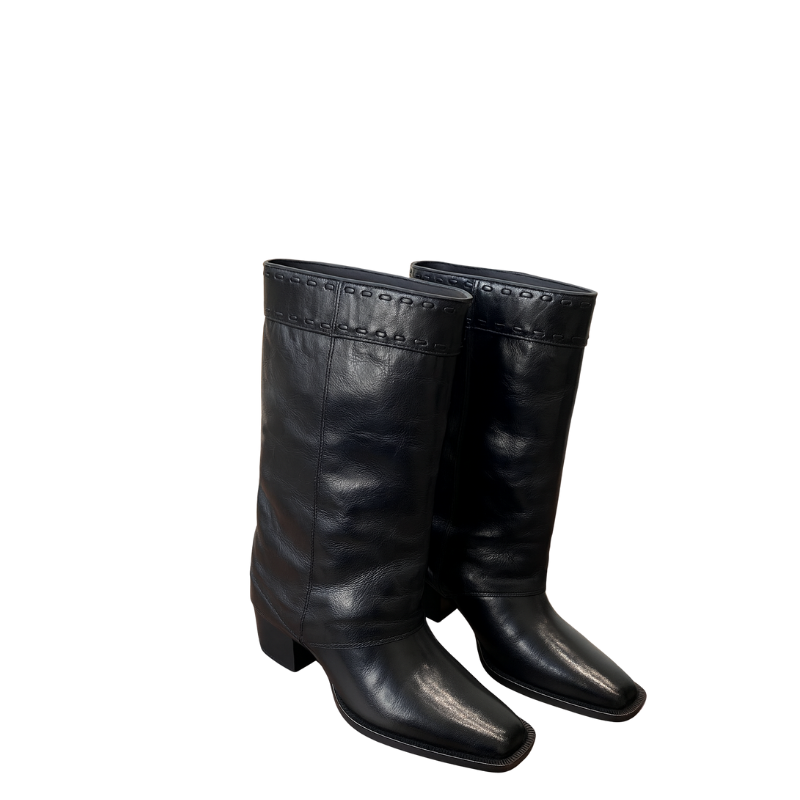 Luxury Leather Wide Fit Ankle Boots for Women's