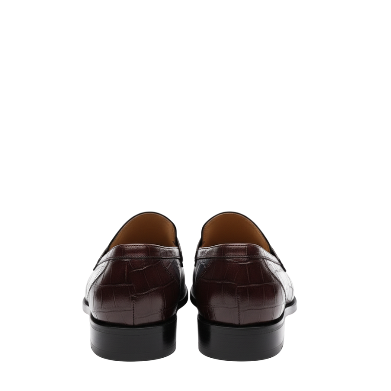 Regal Duo Tone Croc Leather Penny Loafers