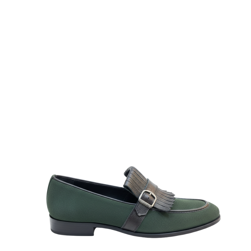 Royale Fringe Buckle Loafers